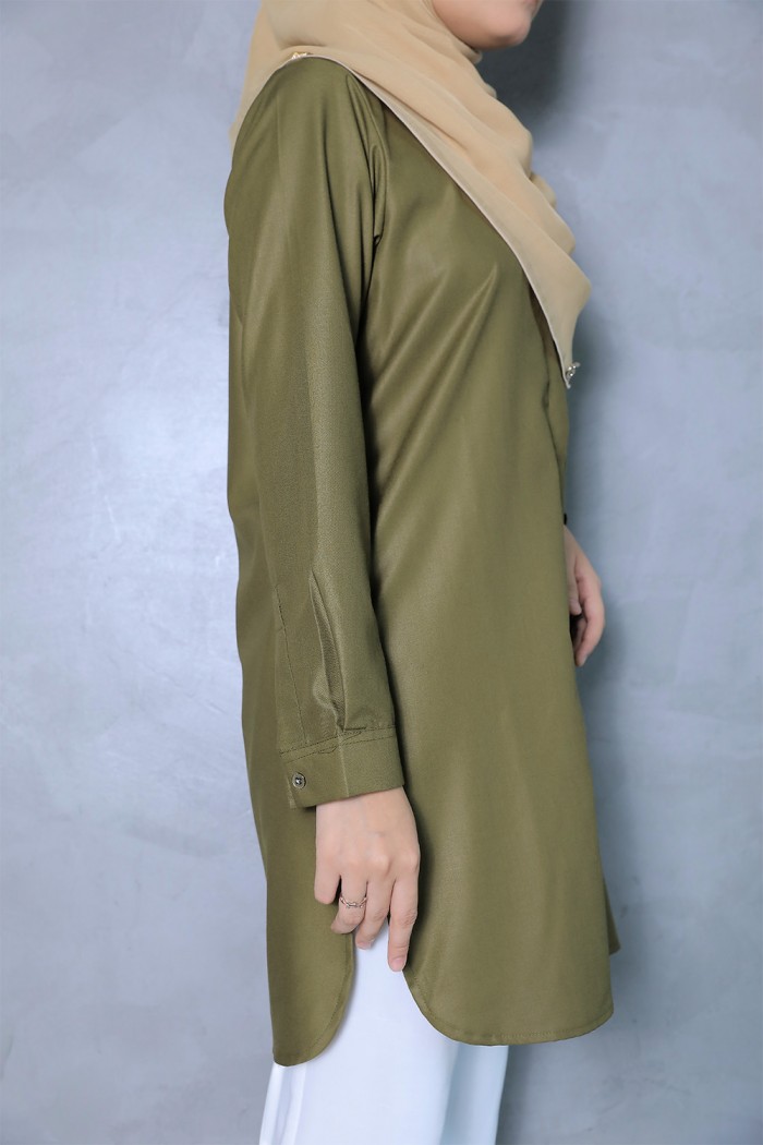 Aileen Blouse - Olive Green